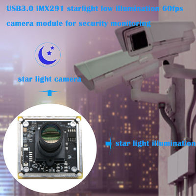 Модуль камеры освещения 60fps Starlight USB2.0 IMX291 низкий для контроля состояния безопасности