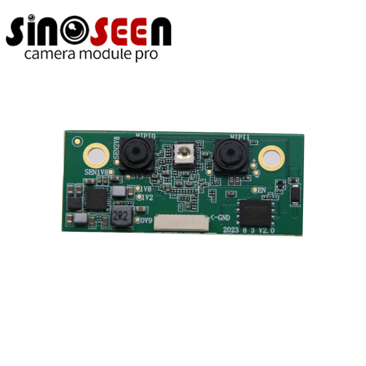 Модуль 3D-камеры распознавания лиц на основе ИИ с RGB-ИК датчиками, выход UVC 720P и низкое энергопотребление